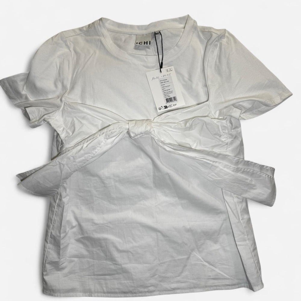 ICHI Avant Garde Streetwear White Tee NWT - Picture 6 of 8
